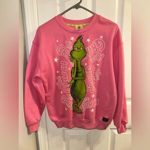 The Grinch Pink Sweatshirt Size Small